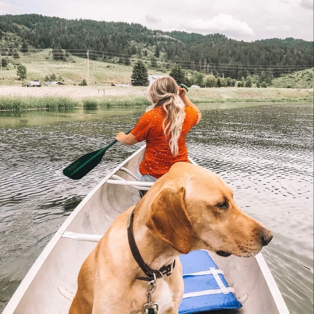 Red Polka Dot Button-up Top